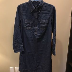 Chadwicks Denim Dress, Long Sleeve Size 8